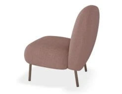 LEVEL Moulon Lounge Chair - Blush Pink - Brushed Matt Gold Legs -Level Furniture Outlet Store Moulon Pink Bronze SIDE a76fe610 e0bb 4d46 802d e3b6c11cdc4f