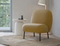 LEVEL Moulon Lounge Chair - Tuscan Yellow - Brushed Matt Bronze Legs -Level Furniture Outlet Store Moulon Yellow 1 Zoom fb6f4b9f 7bfd 4e5f 9e70 6dfc699c261c