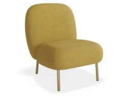 LEVEL Moulon Lounge Chair - Tuscan Yellow - Brushed Matt Bronze Legs -Level Furniture Outlet Store Moulon Yellow Brass MAIN d34b268a 3ef0 4491 a833 2e8a5a6d889a