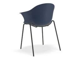 LEVEL Pebble Armchair Navy Blue With Shell Seat - 4 Post Base With Black Legs -Level Furniture Outlet Store NavySeat 4PostBaseBlack BACK df18827a ee21 4189 a33c e9e9ae33e8a7