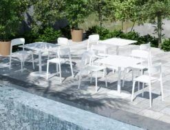 LEVEL Roku Cafe Table - Outdoor - White - 65 X 65cm Table Top 17 LEVEL Roku Cafe Table - Outdoor - White - 65 X 65cm Table Top -Level Furniture Outlet Store Notion ls2 white 91029962 d0bb 4ab5 a9ea fe2f84d14f37