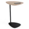 LEVEL Fringe Side Table Black - Natural Solid Oak - Large