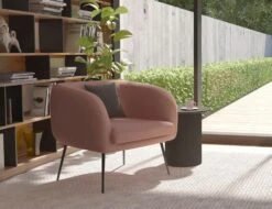LEVEL Amour Lounge Chair - Blush Pink - Matt Black Legs 7 LEVEL Amour Lounge Chair - Blush Pink - Matt Black Legs -Level Furniture Outlet Store Pink 1 Cropped d5c6662d ff09 4f2c 9336 e25e34d9c034