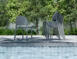 LEVEL Profile Chair - Grey -Level Furniture Outlet Store Profile stack grey