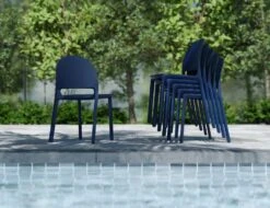 LEVEL Profile Chair - Navy -Level Furniture Outlet Store Profile stack navy