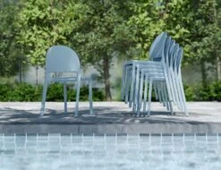 LEVEL Profile Chair - Pale Blue 12 LEVEL Profile Chair - Pale Blue -Level Furniture Outlet Store Profile stack pale