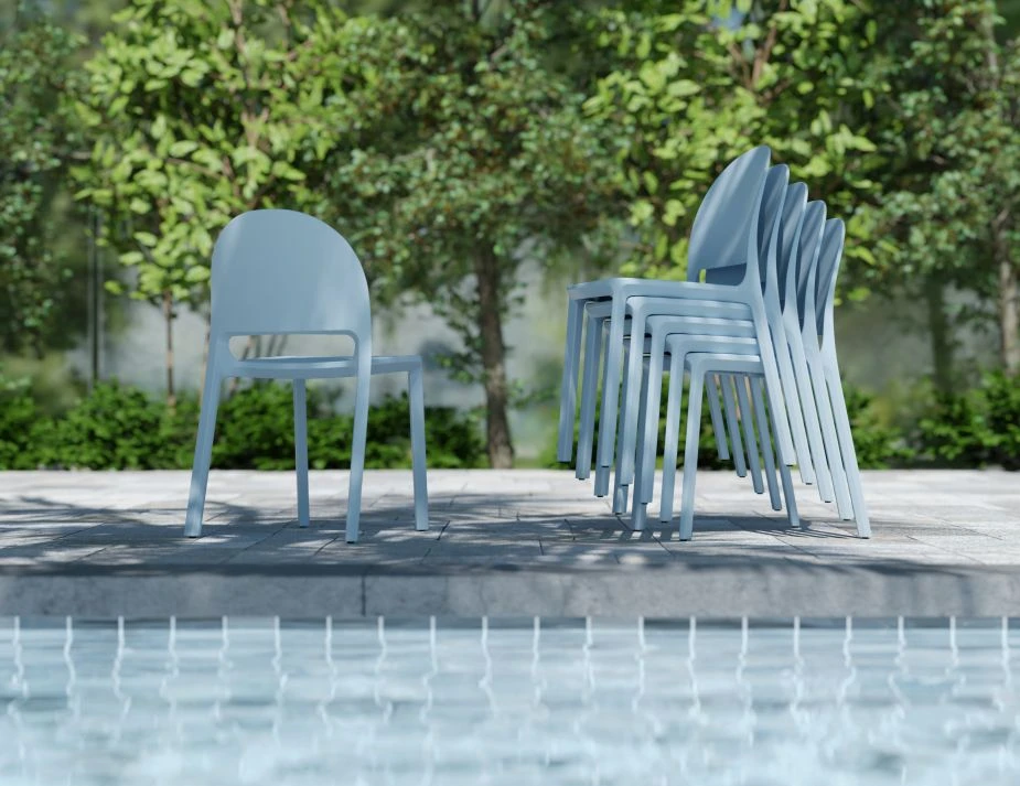 LEVEL Profile Chair - Pale Blue 5 LEVEL Profile Chair - Pale Blue - Image 5