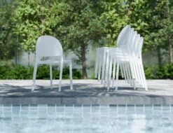 LEVEL Profile Chair - White -Level Furniture Outlet Store Profile stack white