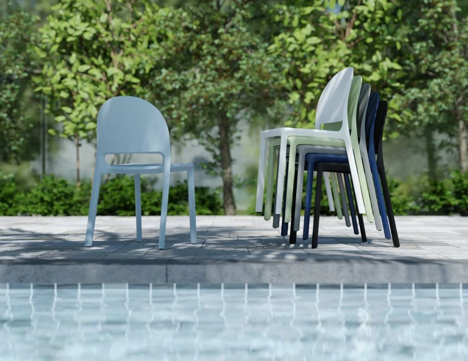 LEVEL Profile Chair - Pale Blue 8 LEVEL Profile Chair - Pale Blue - Image 8