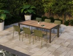 LEVEL Roku Outdoor Armchair In Matt Eucalyptus Green - No Cushion -Level Furniture Outlet Store Roku ArmChair Green Charcoal Vydel