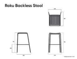 LEVEL Roku Outdoor Backless Bar Stool In Matt Eucalyptus Green 16 LEVEL Roku Outdoor Backless Bar Stool In Matt Eucalyptus Green -Level Furniture Outlet Store Roku BacklessStool Dimensions 85f3f66b 4175 4c16 9ee5 32f176cf5642