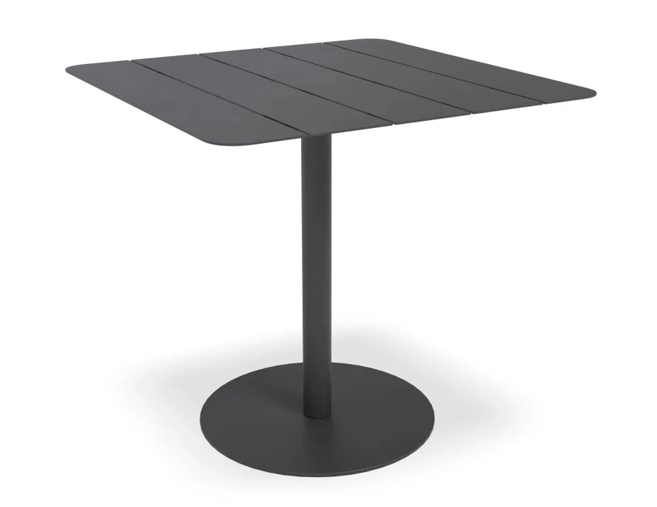 LEVEL Roku Cafe Table - Outdoor - Charcoal - 75 X 75cm Table Top 1 LEVEL Roku Cafe Table - Outdoor - Charcoal - 75 X 75cm Table Top
