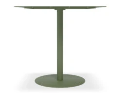 LEVEL Roku Cafe Table - Outdoor - Eucalyptus Green - 65 X 65cm Table Top -Level Furniture Outlet Store Roku BarTable Green SIDE