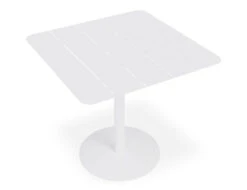 LEVEL Roku Cafe Table - Outdoor - White - 65 X 65cm Table Top 12 LEVEL Roku Cafe Table - Outdoor - White - 65 X 65cm Table Top -Level Furniture Outlet Store Roku BarTable White HIGH