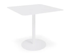 LEVEL Roku Cafe Table - Outdoor - White - 65 X 65cm Table Top