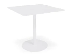 LEVEL Roku Cafe Table - Outdoor - White - 75 X 75cm Table Top