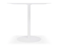LEVEL Roku Cafe Table - Outdoor - White - 65 X 65cm Table Top 14 LEVEL Roku Cafe Table - Outdoor - White - 65 X 65cm Table Top -Level Furniture Outlet Store Roku BarTable White SIDE