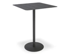 LEVEL Roku High Bar Table - Outdoor - Charcoal - 65 X 65cm Table Top