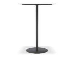 LEVEL Roku High Bar Table - Outdoor - Charcoal - 65 X 65cm Table Top -Level Furniture Outlet Store Roku HighTable Charcoal SIDE