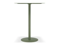 LEVEL Roku High Bar Table - Outdoor - Eucalyptus Green - 65 X 65cm Table Top -Level Furniture Outlet Store Roku HighTable Green SIDE