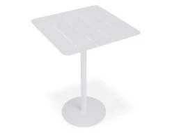 LEVEL Roku High Bar Table - Outdoor - White - 65 X 65cm Table Top -Level Furniture Outlet Store Roku HighTable White HIGH