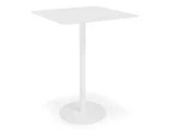 LEVEL Roku High Bar Table - Outdoor - White - 65 X 65cm Table Top