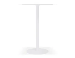 LEVEL Roku High Bar Table - Outdoor - White - 75 X 75cm Table Top -Level Furniture Outlet Store Roku HighTable White SIDE f041717f ebde 449b 9f5e e9e1af63daff