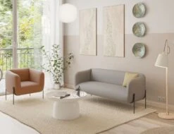 LEVEL Belle Lounge Chair - Terracotta Rust - Brushed Matt Bronze Legs -Level Furniture Outlet Store Rust Belles Website 77691c92 4955 4da5 8399 43ba3a01c18a