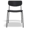 LEVEL Rylie Chair - Black Stained Ash Seat And Backrest