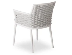 LEVEL Siano Dining Chair - Outdoor - White - Light Grey Cushion -Level Furniture Outlet Store Siano outdoor 0e4e8b5b e606 4830 ac33 fef4a9d1c730