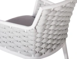 LEVEL Siano Dining Chair - Outdoor - White - Light Grey Cushion -Level Furniture Outlet Store Siano white 88cd259a 4500 415a bfa8 15e56b430b8d