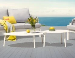 LEVEL Cetara Coffee Table - Outdoor - White - Large -Level Furniture Outlet Store Sianoutdoor 19dfe661 fe66 417a 89ab ef2ec5cb540e
