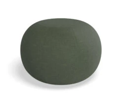 LEVEL Ronde Pouf In Kelp Green - Small