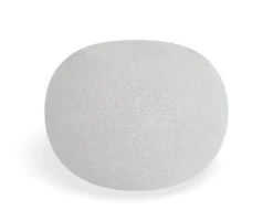 LEVEL Ronde Pouf In Stone Boucle - Small
