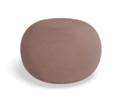 LEVEL Ronde Pouf In Blush Pink - Small
