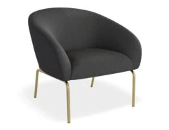 LEVEL Solace Lounge Chair - Storm Grey - Brushed Matt Gold Legs -Level Furniture Outlet Store Solace DarkGrey Brass MAIN2 64c43113 c0eb 4146 8df3 2636706dc4e8