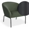 LEVEL Solace Lounge Chair - Kelp Green - Matt Black Legs