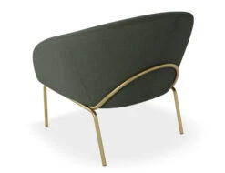 LEVEL Solace Lounge Chair - Kelp Green - Matt Black Legs -Level Furniture Outlet Store Solace Green Brass BACK2