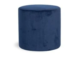 LEVEL Tito Ottoman -Navy Blue Velvet