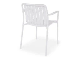LEVEL Roku Outdoor Armchair In Matt White - No Cushion -Level Furniture Outlet Store White BACK
