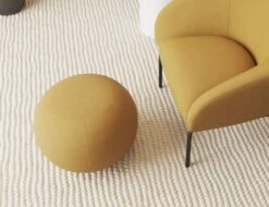 LEVEL Ronde Pouf In Tuscan Yellow - Small -Level Furniture Outlet Store Yellow Small Ronde High