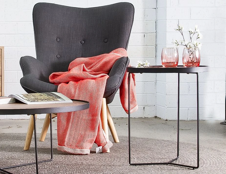 LEVEL Alora Side Table - Black - Walnut 2 LEVEL Alora Side Table - Black - Walnut - Image 2