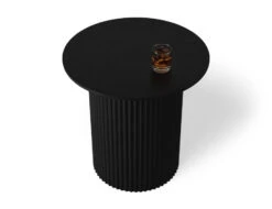 LEVEL Mimi Side Table - Black - Black -Level Furniture Outlet Store all black high angle drink d7b3209e 1084 4a0b b358 0c41fc810c90