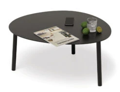 LEVEL Cetara Coffee Table - Black - Medium -Level Furniture Outlet Store aluminum outdoor indoorcoffeetable black