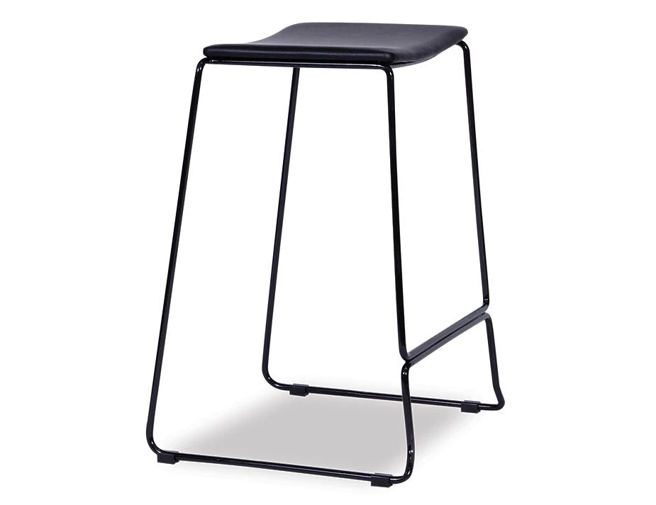 LEVEL Ardent Stool - Black - Black Pad 2 LEVEL Ardent Stool - Black - Black Pad - Image 2