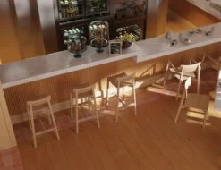 LEVEL Andi Armchair - Natural Ash -Level Furniture Outlet Store andi barstool oak lifestyle1