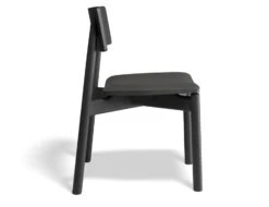 LEVEL Andi Chair - Black Ash With Pad - Charcoal Fabric Seat Pad -Level Furniture Outlet Store andi chair pad black charcoalfabric side 6f64857f ae35 4300 b8e4 1617b683829c