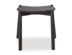 LEVEL Andi Low Stool - Black Ash With Pad 45cm -Level Furniture Outlet Store andi low stool black ash 55e56b9a a1ef 4504 b44c f772eb0ccc7a