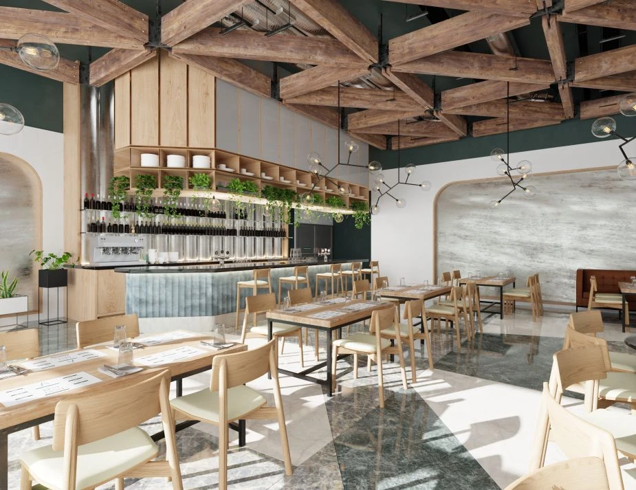 LEVEL Andi Chair - Natural With Pad - Vintage Black Vegan Leather Seat Pad 4 LEVEL Andi Chair - Natural With Pad - Vintage Black Vegan Leather Seat Pad - Image 4