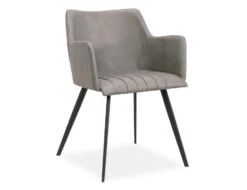 LEVEL Andorra Armchair Vintage Grey Seat 11 LEVEL Andorra Armchair Vintage Grey Seat -Level Furniture Outlet Store andorra armchair grey leather 2 new